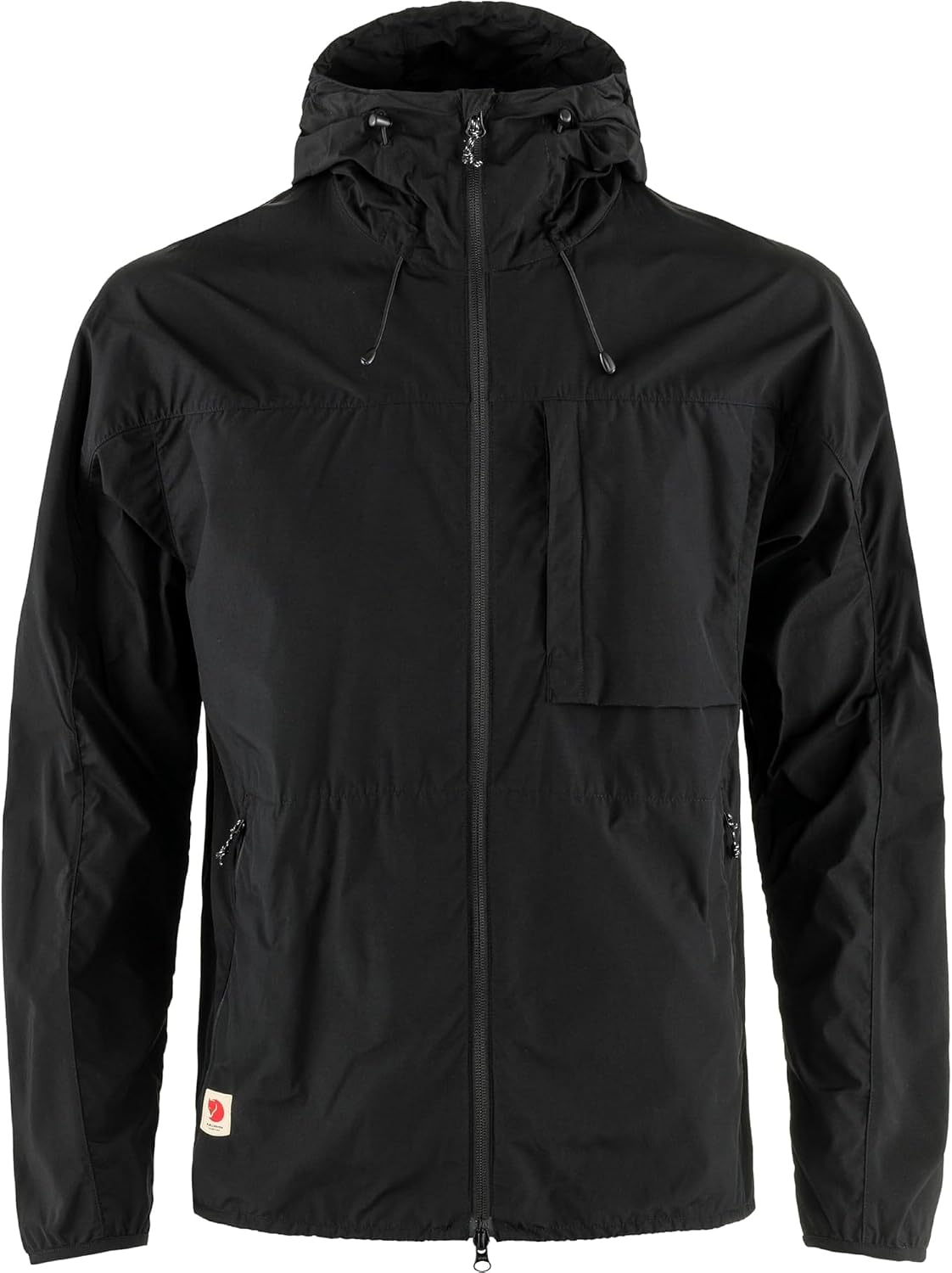 Fjällräven High Coast Wind Men's Wind Jacket - Wind Resistant Shell, Lightweight Fabric, Packable Design - Hiking, Trekking Black