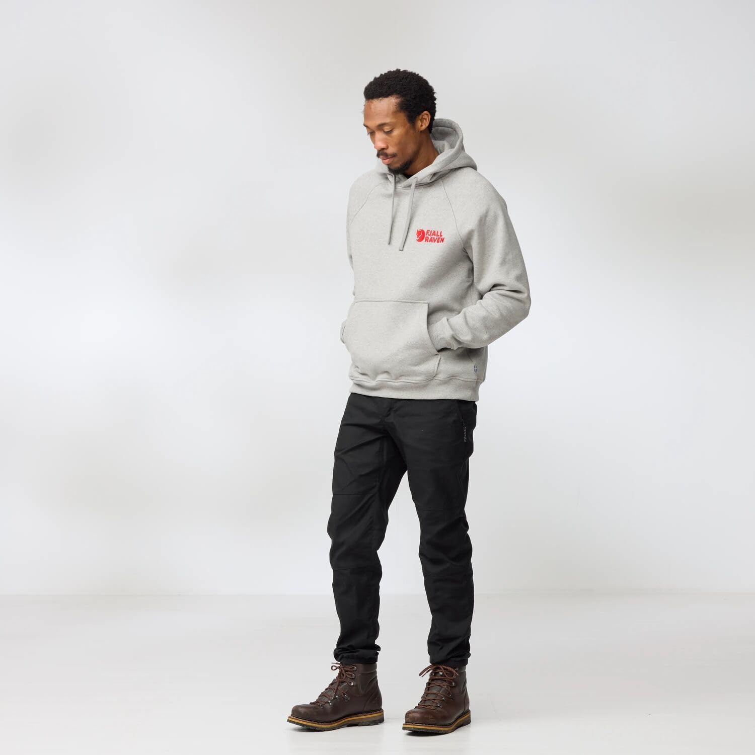 Fjallraven Classic Men's Round Neck Sweatshirt - Relaxed Fit Dark Navy