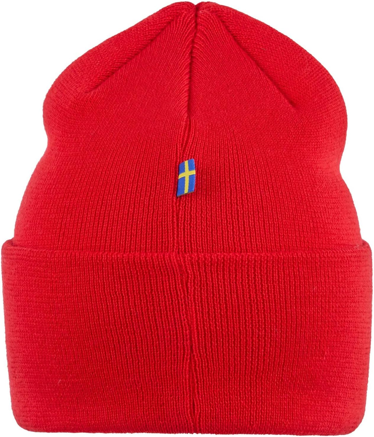 Fjallraven Vardag Men's Cuffed Beanie - Mid-Height True Red