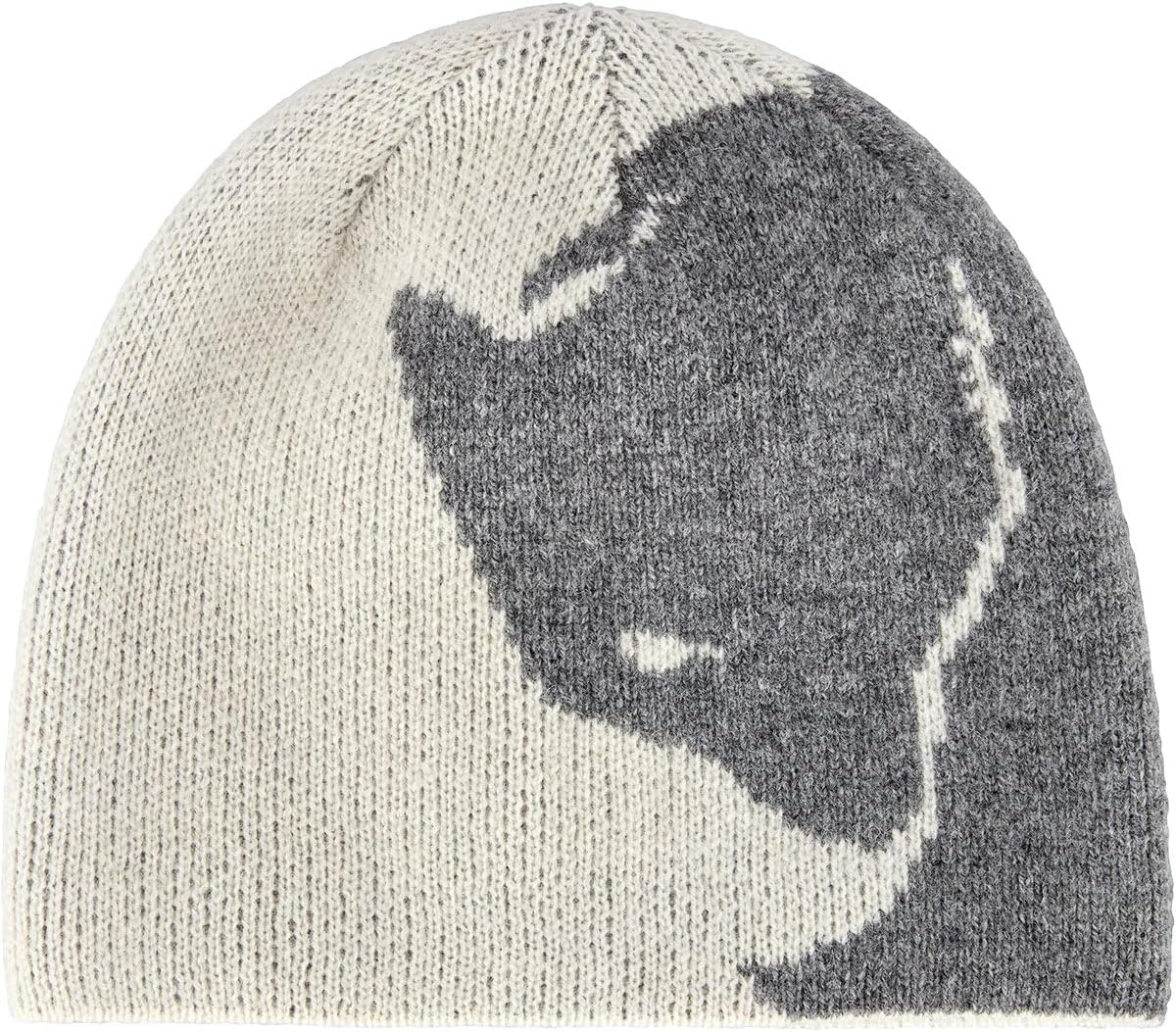 Fjallraven Bergtagen Jacquard Men's Cuffed Beanie - Mid-Height Chalk White/Grey