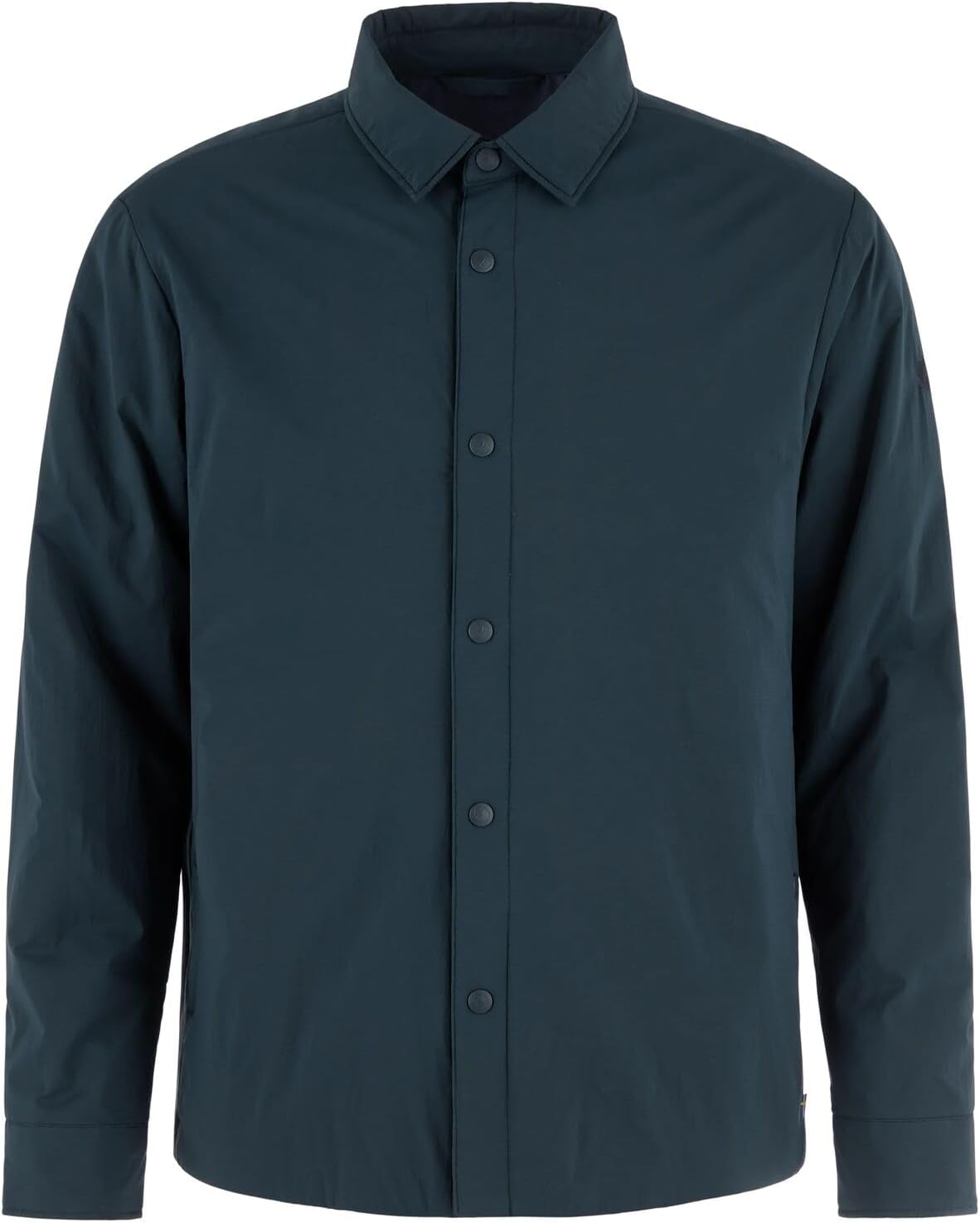 Fjallraven HC Insulated Shirt Jacket Men's Long Sleeve Shirt, Recycled Polyamide - Regular Fit Dark Navy