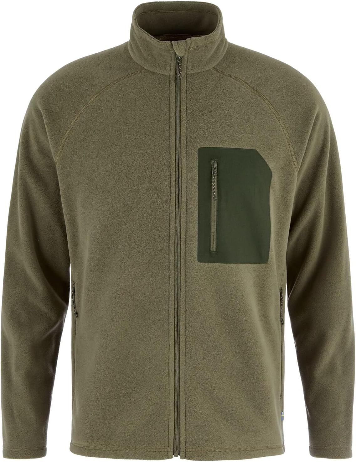 Fjallraven Kaipak Men's Fleece Full-Zip Midlayer Laurel Green/Deep Forest