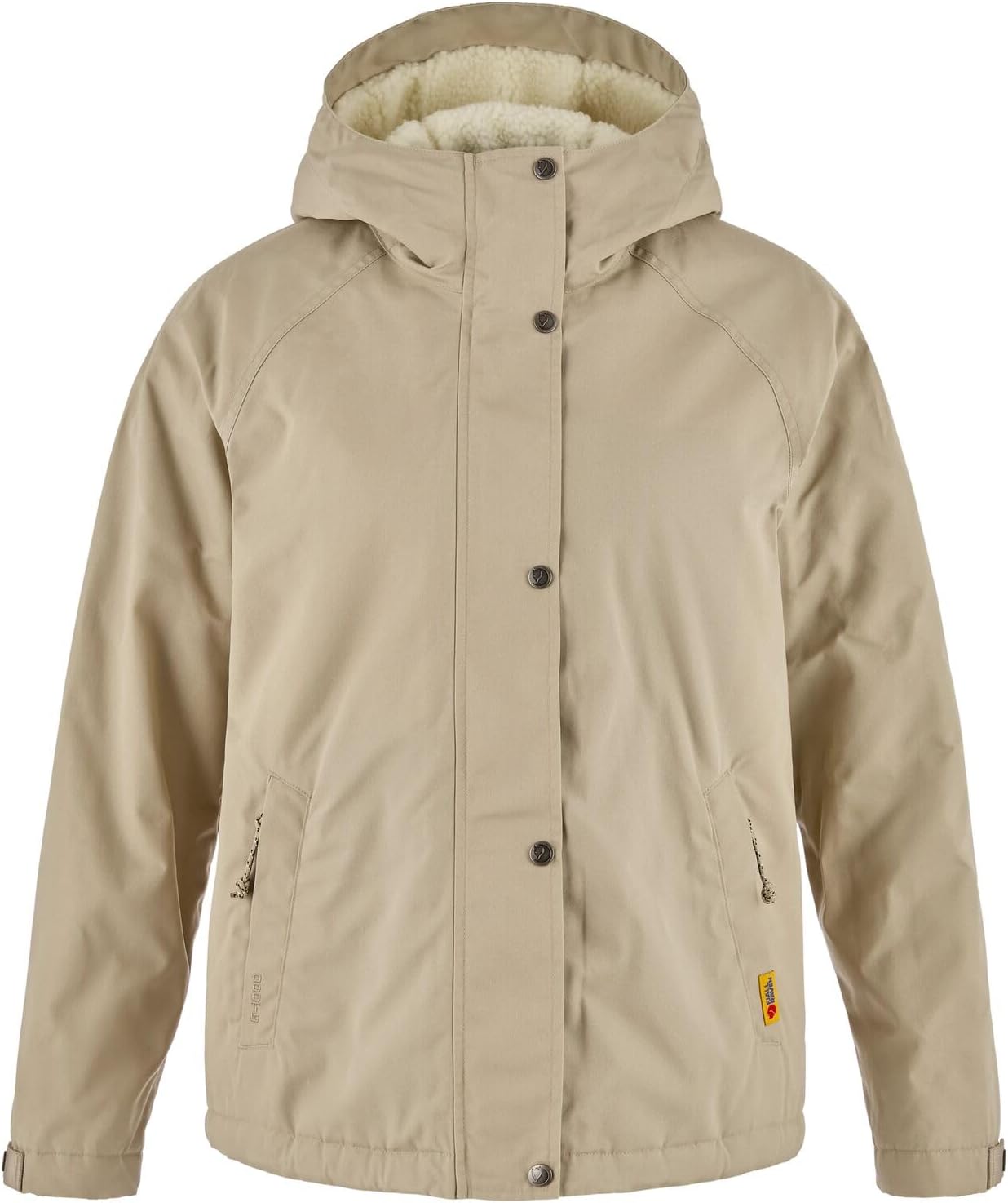 Fjallraven Vardag G-1000 Pile Women's Shell Jacket Fossil