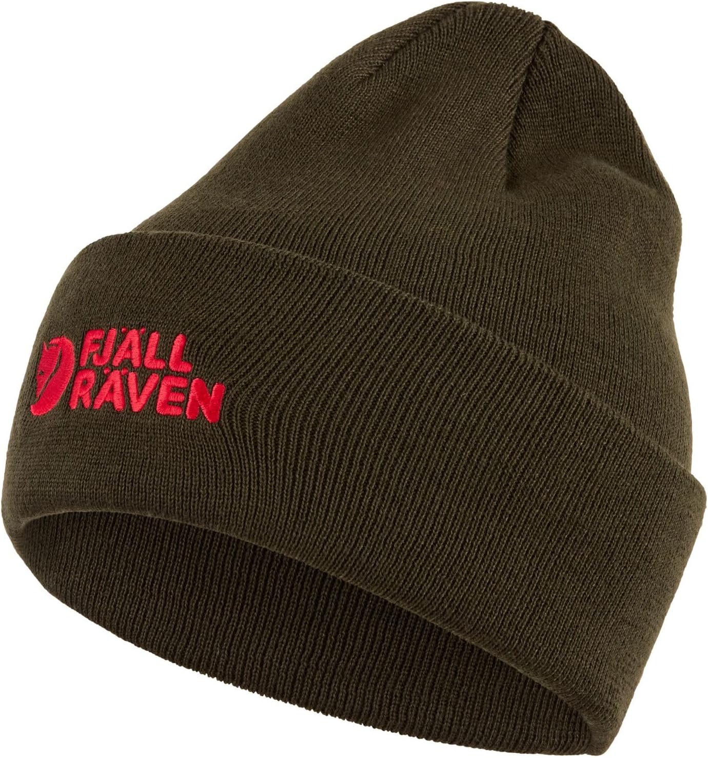 Fjallraven Vardag Men's Cuffed Beanie - Mid-Height Deep Forest
