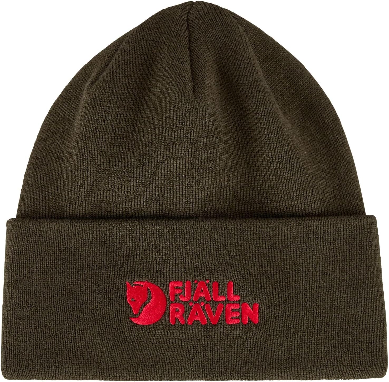 Fjallraven Vardag Men's Cuffed Beanie - Mid-Height Deep Forest