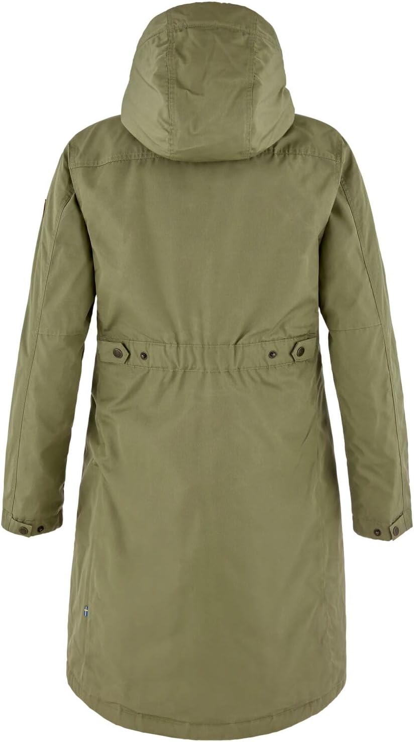 Fjallraven Kiruna Hydratic Padded Women's Insulated Parka Jacket Green