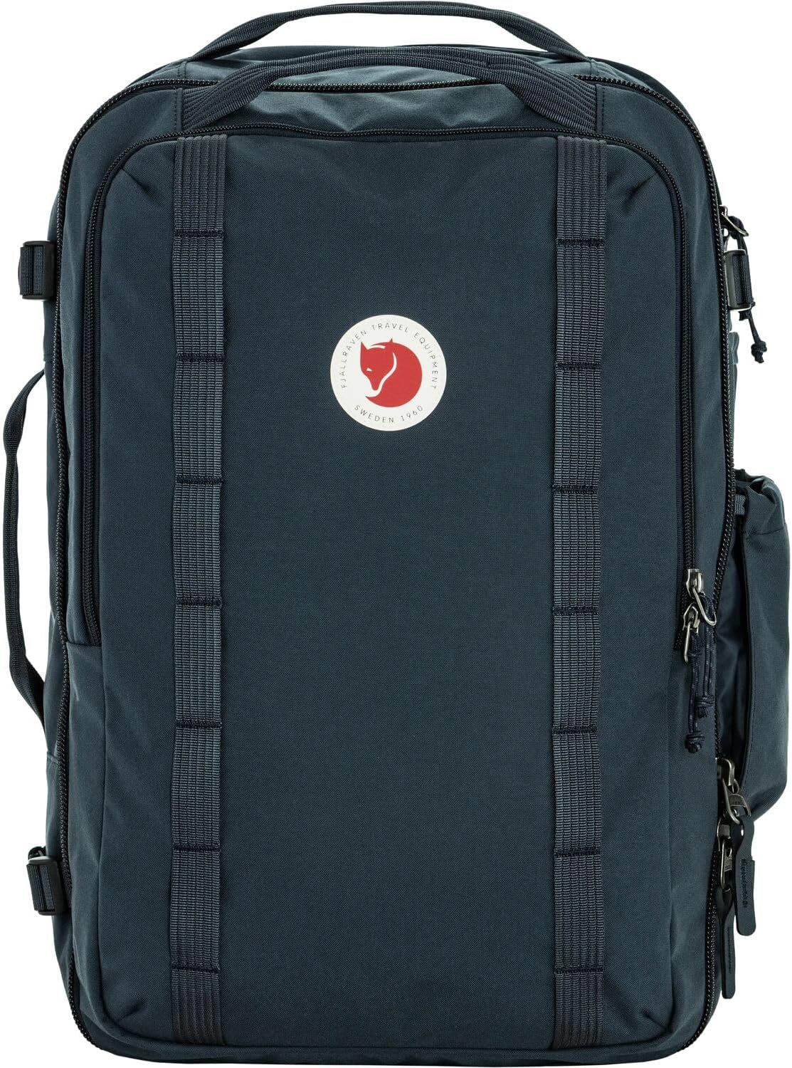 Fjällräven Färden Carry-On w/Crossbody Bag - Water-Resistant Fabric, Organized Storage - Hiking, Navy, One Size