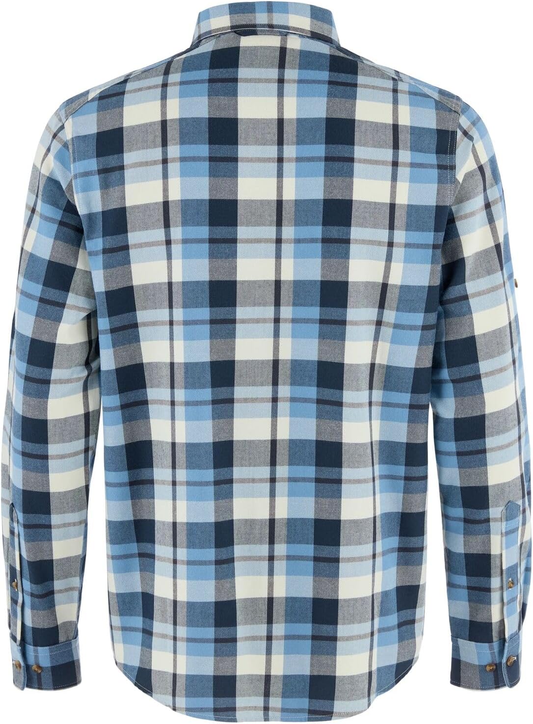 Fjallraven Fjallglim Relaxed Shirt Men's Long Sleeve Flannel Dawn Blue/Chalk White
