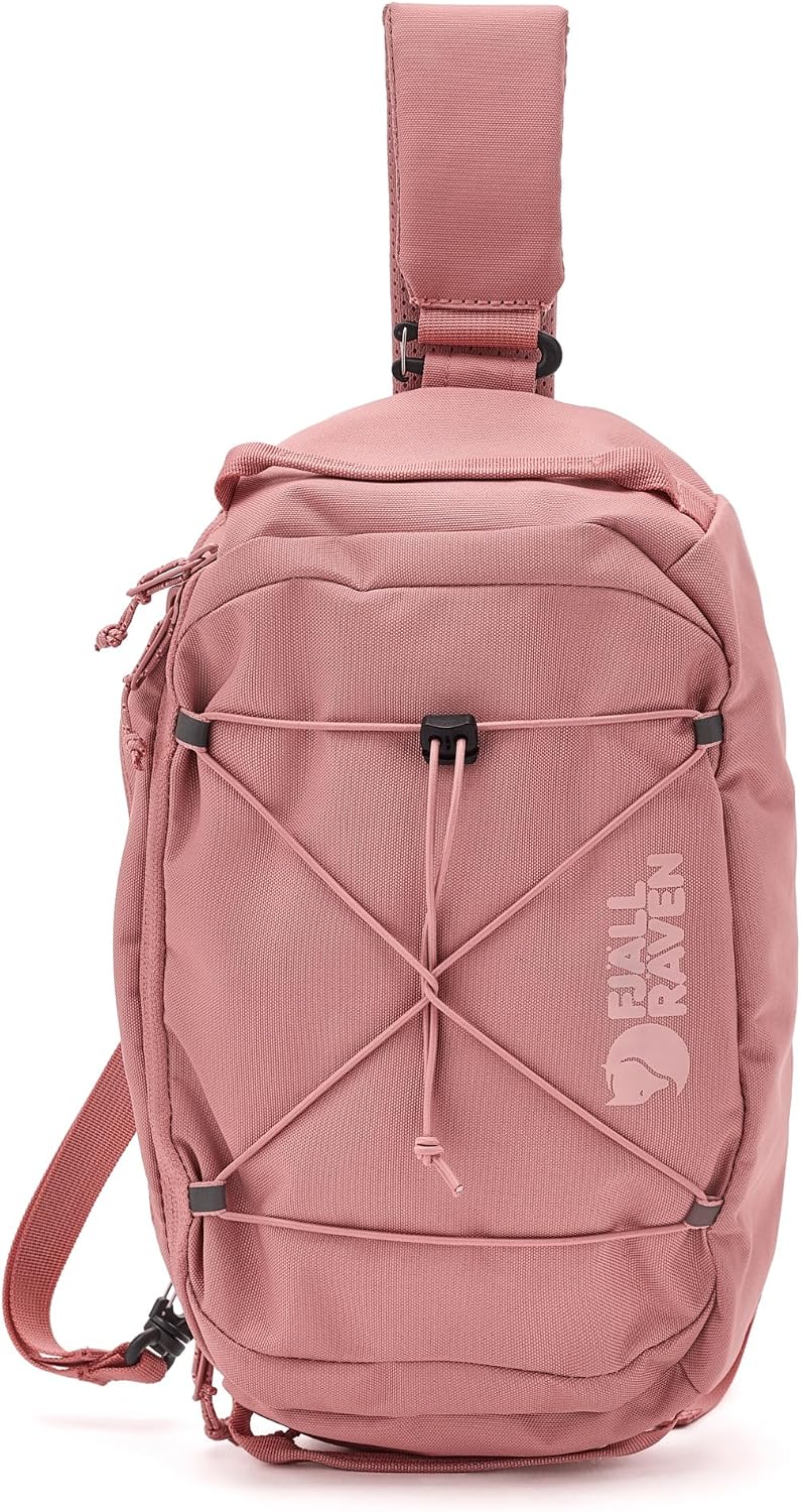 Fjällräven Skule Sling 6 - Durable Fabric, Compact Storage, Adjustable Carry - Travel Dusty Rose