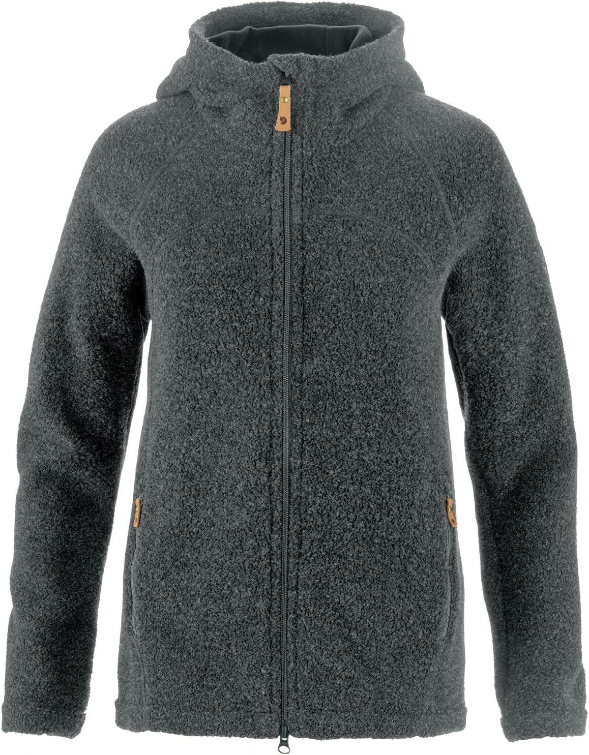 Fjällräven Kaitum Fleece Women's Jacket - Warm Soft Durable Midlayer for Hiking Trekking Outdoor Dark Grey