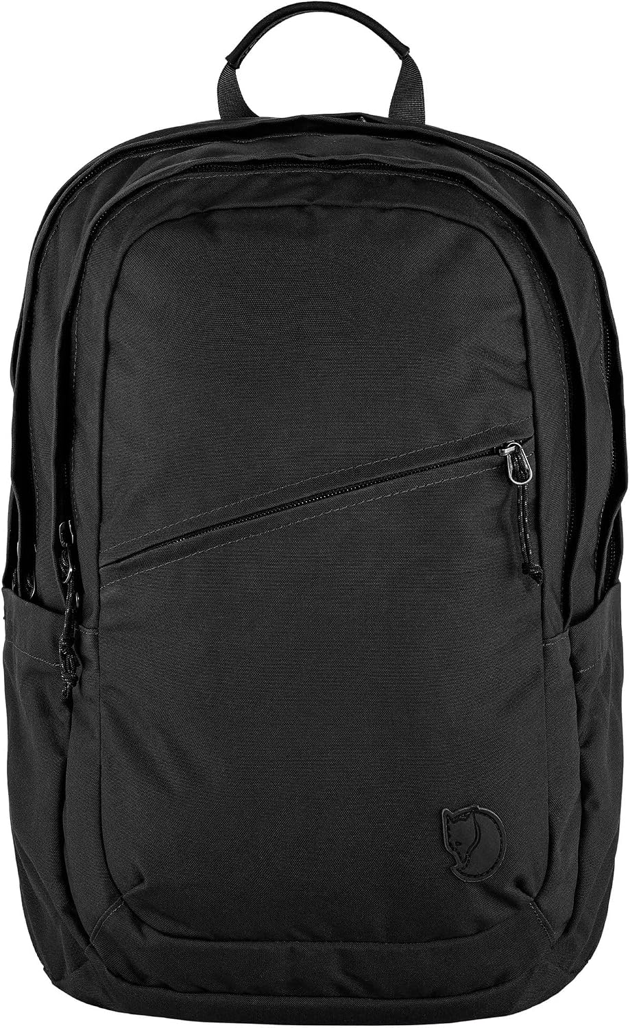 Fjällräven Raven 28 Backpack - Multi-Pocket Organization, Padded Support, Durable Fabric - Commuting, Travel, Black/Black Black-black