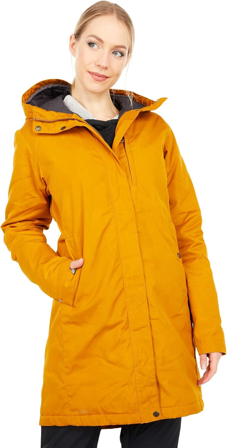 Fjällräven Kiruna Padded Parka Women's Coat - Warm Insulated Durable Winter Jacket for Outdoor Everyday Wear Acorn