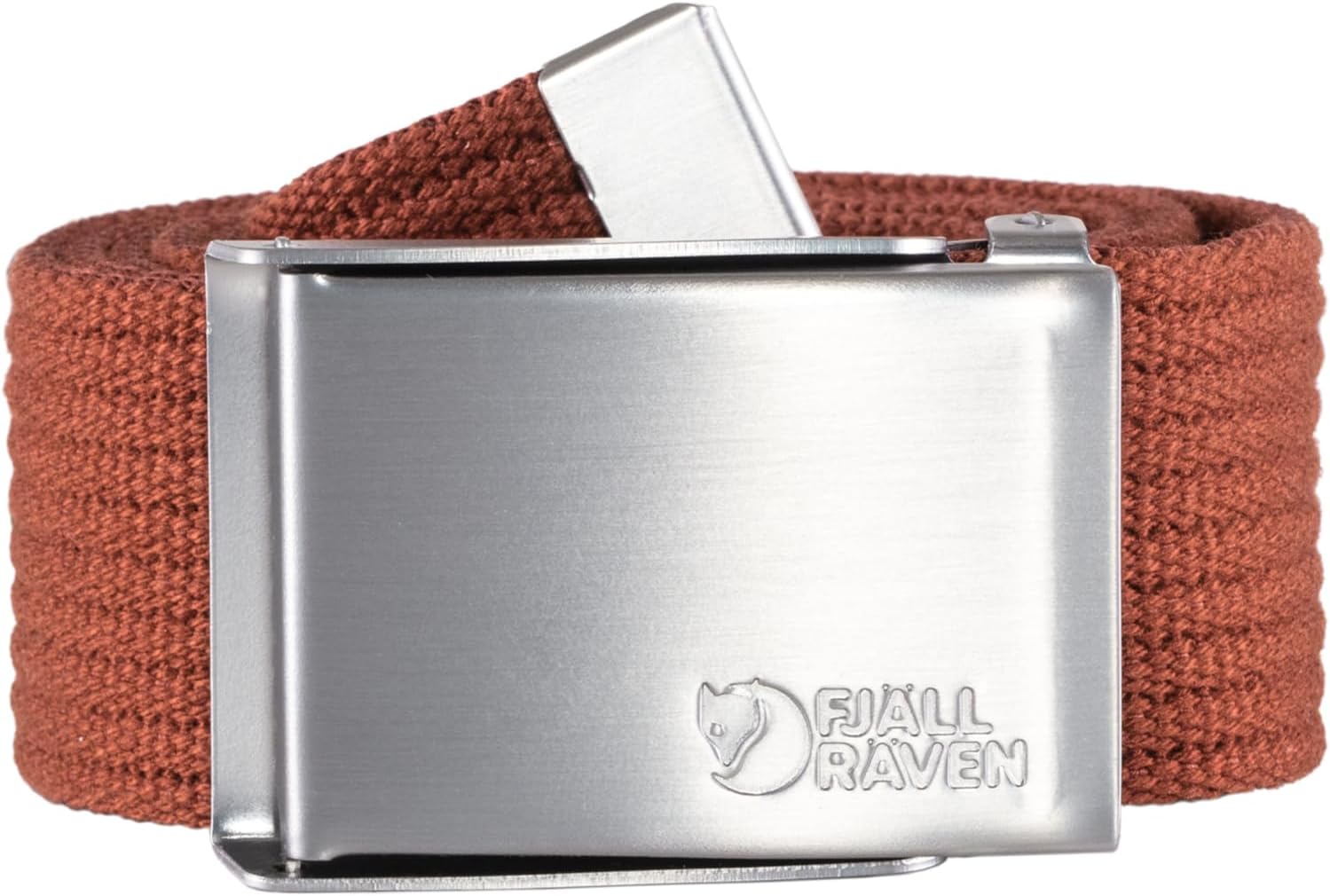 Fjällräven Canvas Belt - Durable Webbing, Adjustable Buckle, Classic Style - Hiking, Travel Autumn Leaf