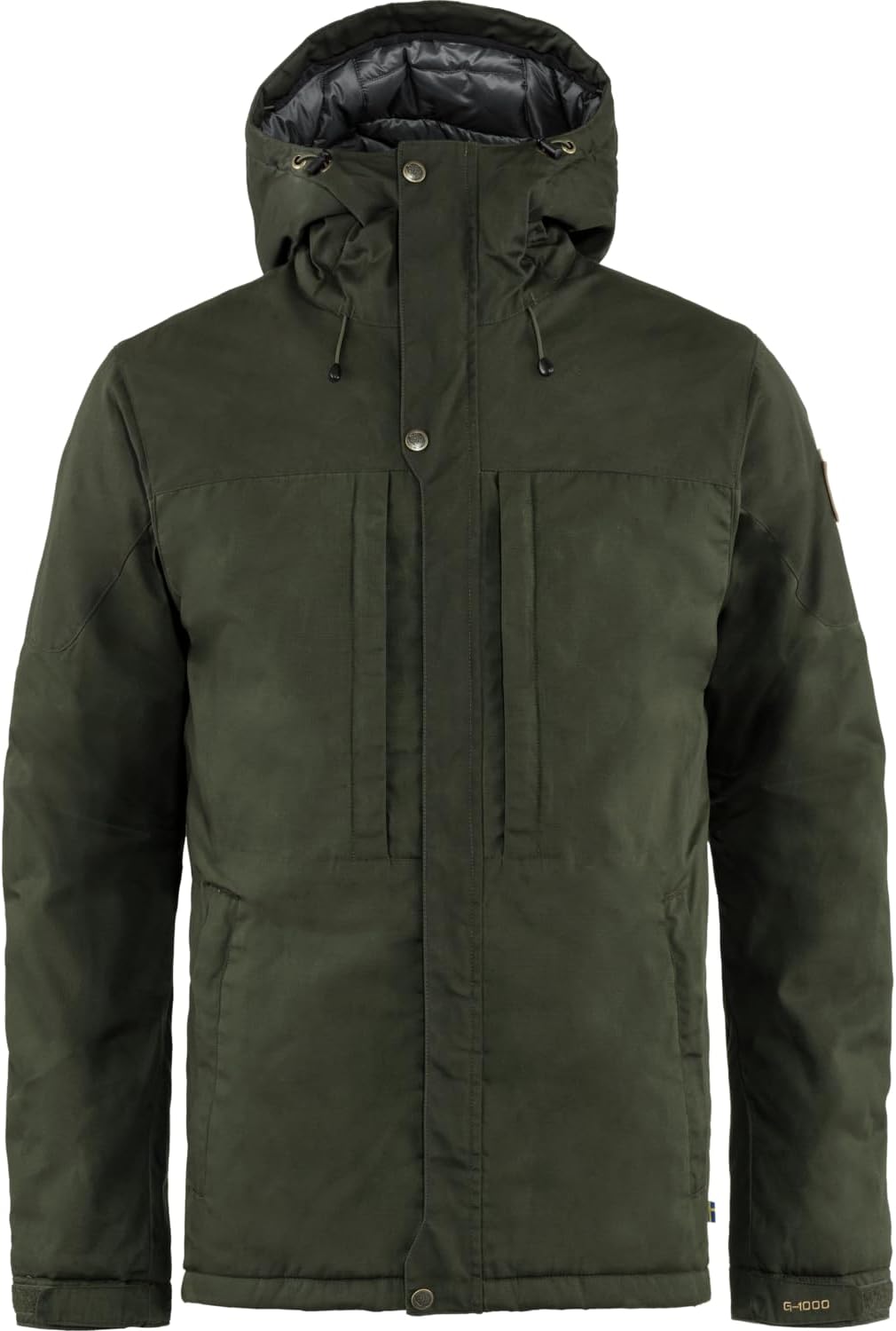 Fjällräven Skogso Padded Jacket Men's Coat - Insulated Durable Lightweight Winter Jacket for Outdoor Use Deep Forest