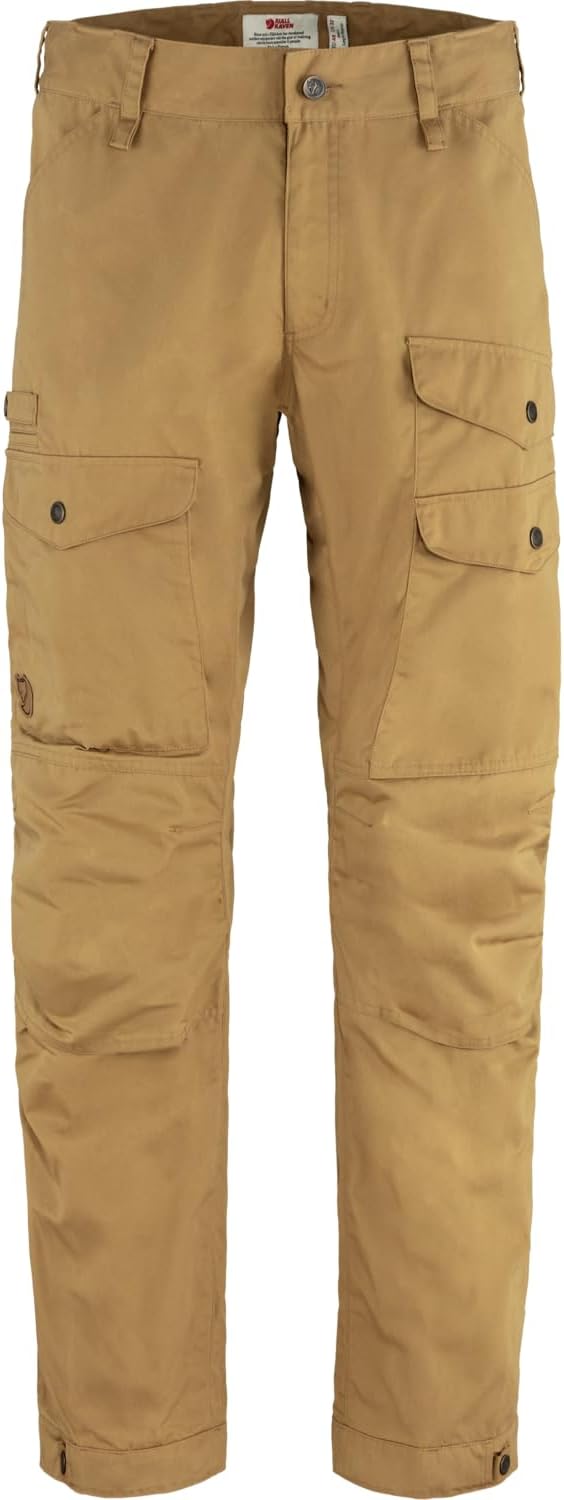 Fjallraven Vidda Pro Ventilated Men's Hiking Trousers - Durable, Breathable, Wind & Water Resistant Trekking Pants Buckwheat Brown