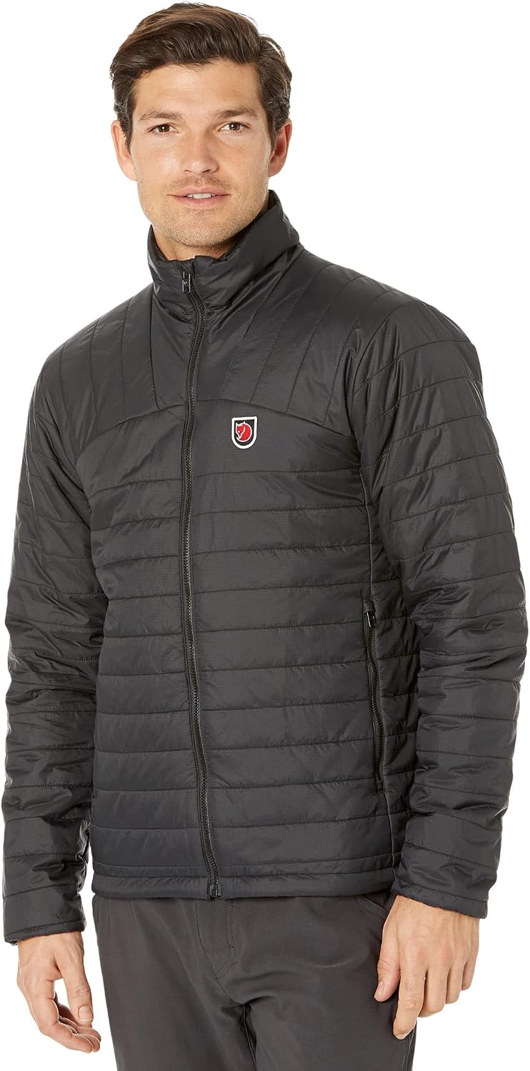 Fjällräven Expedition X-Latt Men's Jacket - Water and Wind Resistant, Insulated, Lightweight, Packable - Hiking, Trekking Black