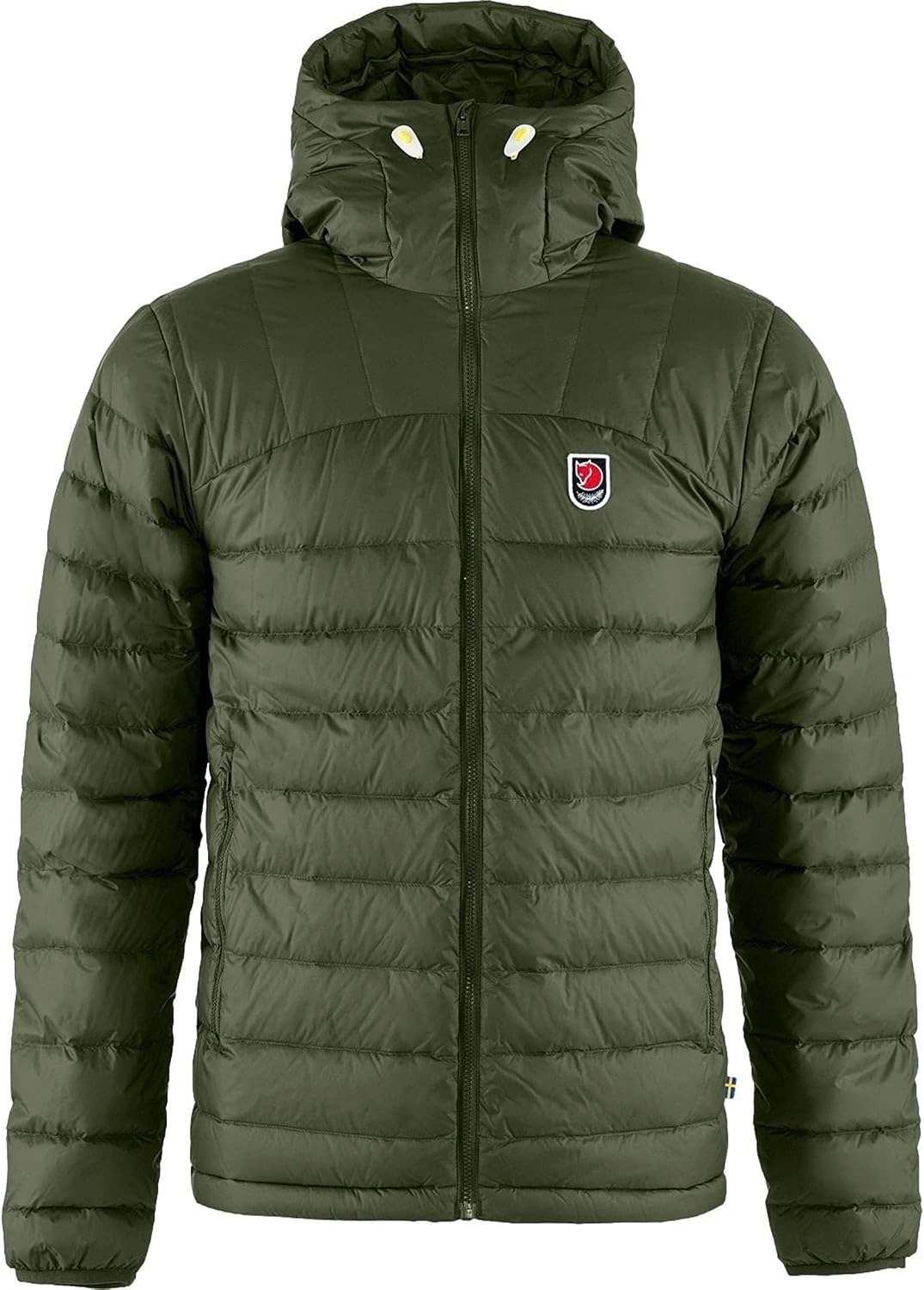 Fjällräven Expedition Pack Down Hoodie Men's Jacket - Lightweight Warm Packable Insulated Winter Layer for Hiking Trekking Deep Forest
