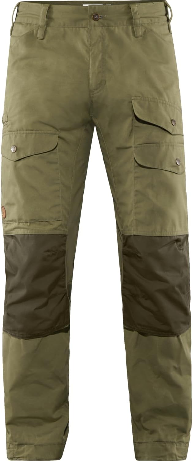 Fjallraven Vidda Pro Ventilated Men's Hiking Trousers - Durable, Breathable, Wind & Water Resistant Trekking Pants Laurel Green/Deep Forest