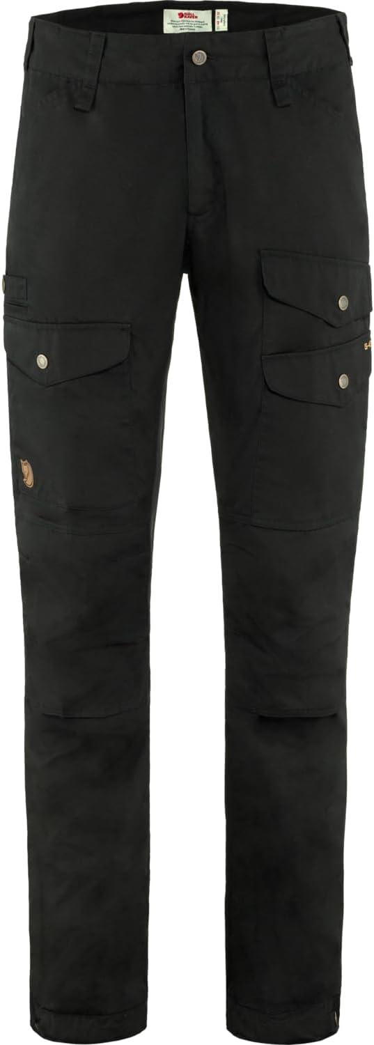 Fjallraven Vidda Pro Ventilated Men's Hiking Trousers - Durable, Breathable, Wind & Water Resistant Trekking Pants Black