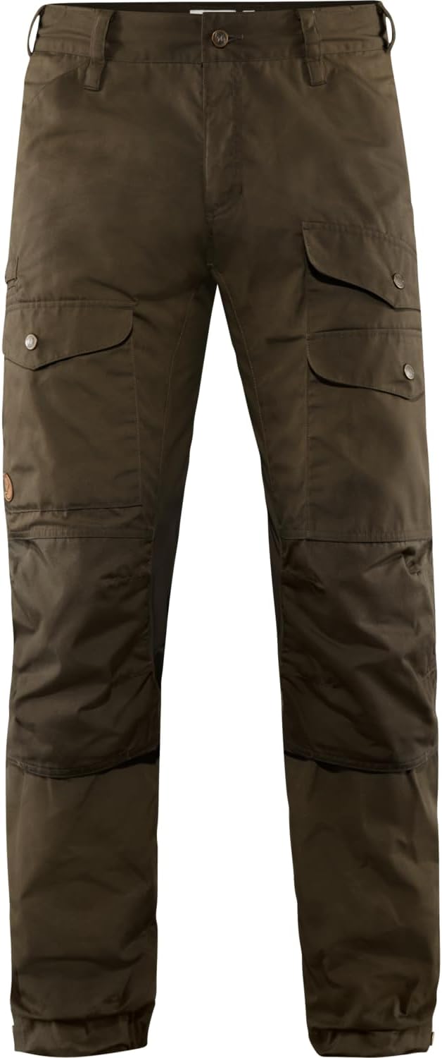 Fjallraven Vidda Pro Ventilated Men's Hiking Trousers - Durable, Breathable, Wind & Water Resistant Trekking Pants Dark Olive