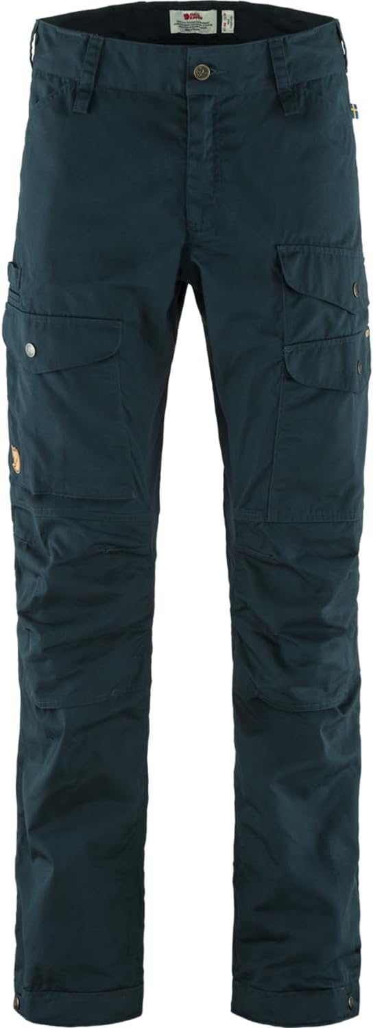 Fjallraven Vidda Pro Ventilated Men's Hiking Trousers - Durable, Breathable, Wind & Water Resistant Trekking Pants Dark Navy
