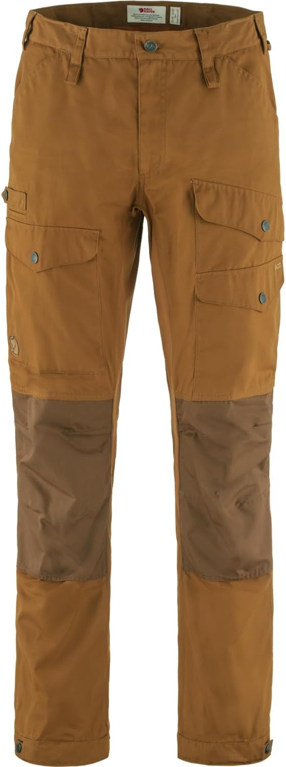 Fjallraven Vidda Pro Ventilated Men's Hiking Trousers - Durable, Breathable, Wind & Water Resistant Trekking Pants Chestnut/Timber Brown