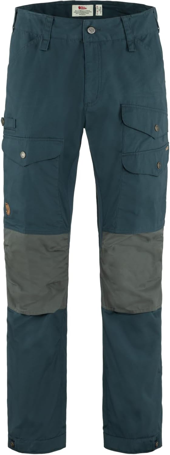 Fjallraven Vidda Pro Ventilated Men's Hiking Trousers - Durable, Breathable, Wind & Water Resistant Trekking Pants Mountain Blue/Basalt