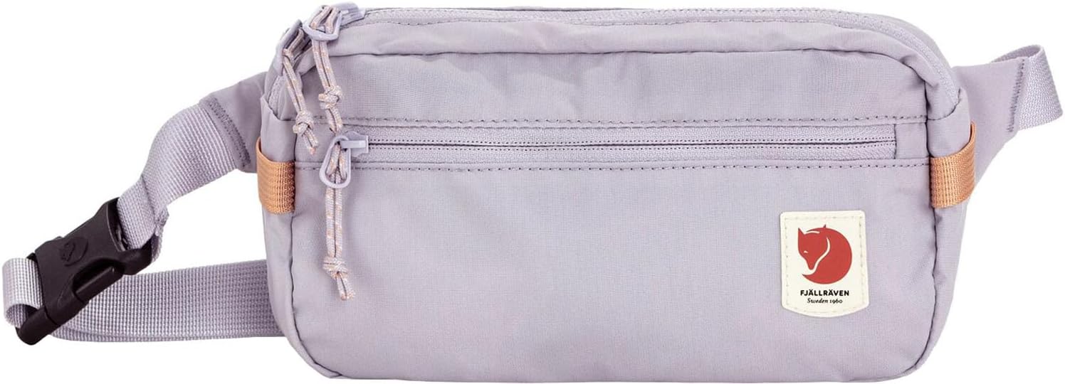 Fjällräven High Coast Hip Pack - Lightweight, Water-Resistant Fabric, Packable Storage - Hiking, Travel, Lavender Mist, One Size