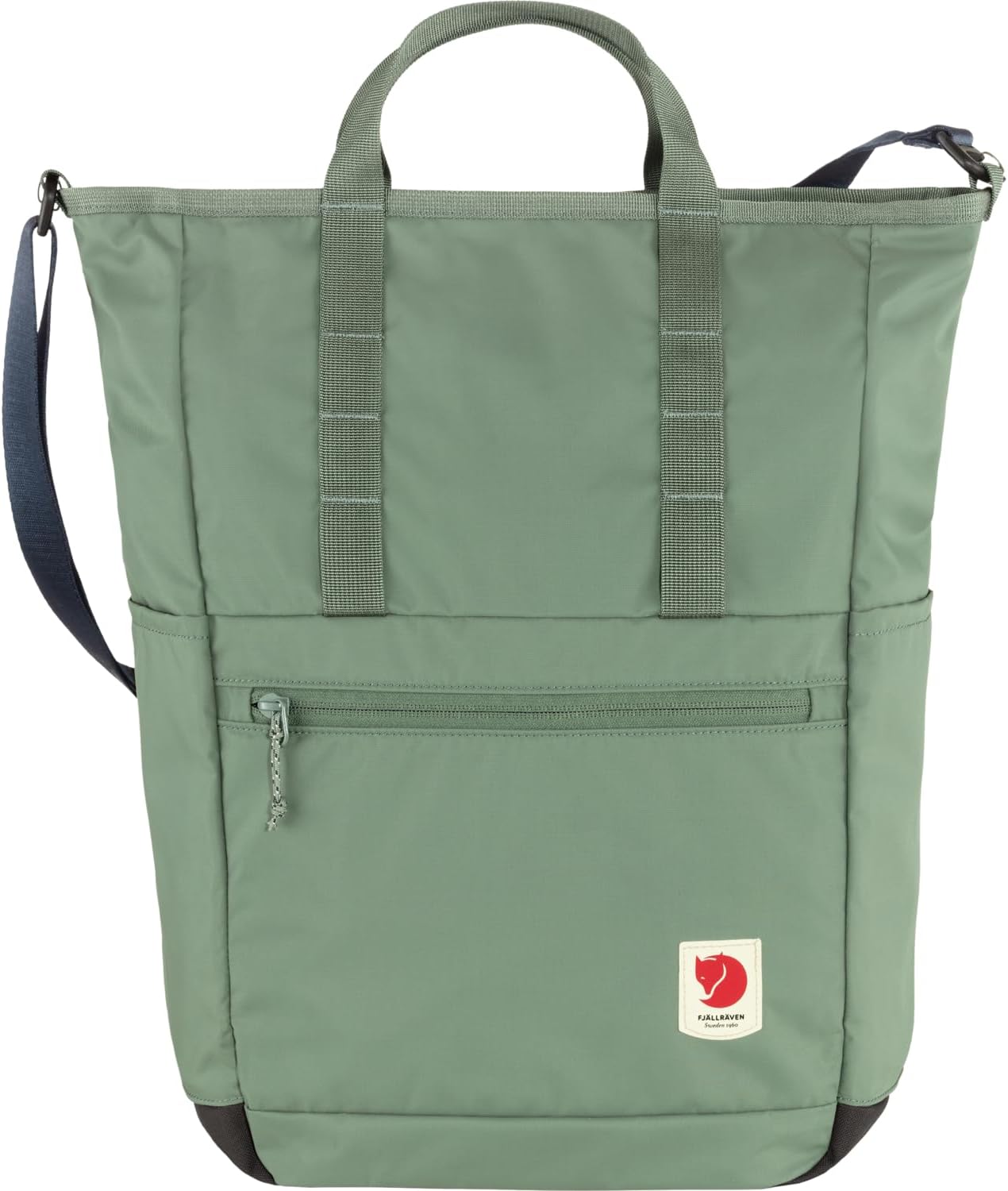Fjällräven High Coast Totepack - Water-Resistant Fabric, Convertible Carry, Lightweight Design - Travel Patina Green