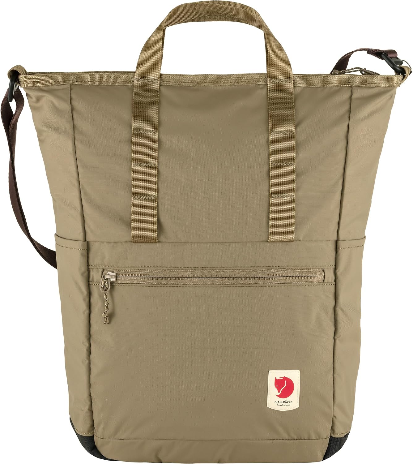 Fjällräven High Coast Totepack - Water-Resistant Fabric, Convertible Carry, Lightweight Design - Travel Clay