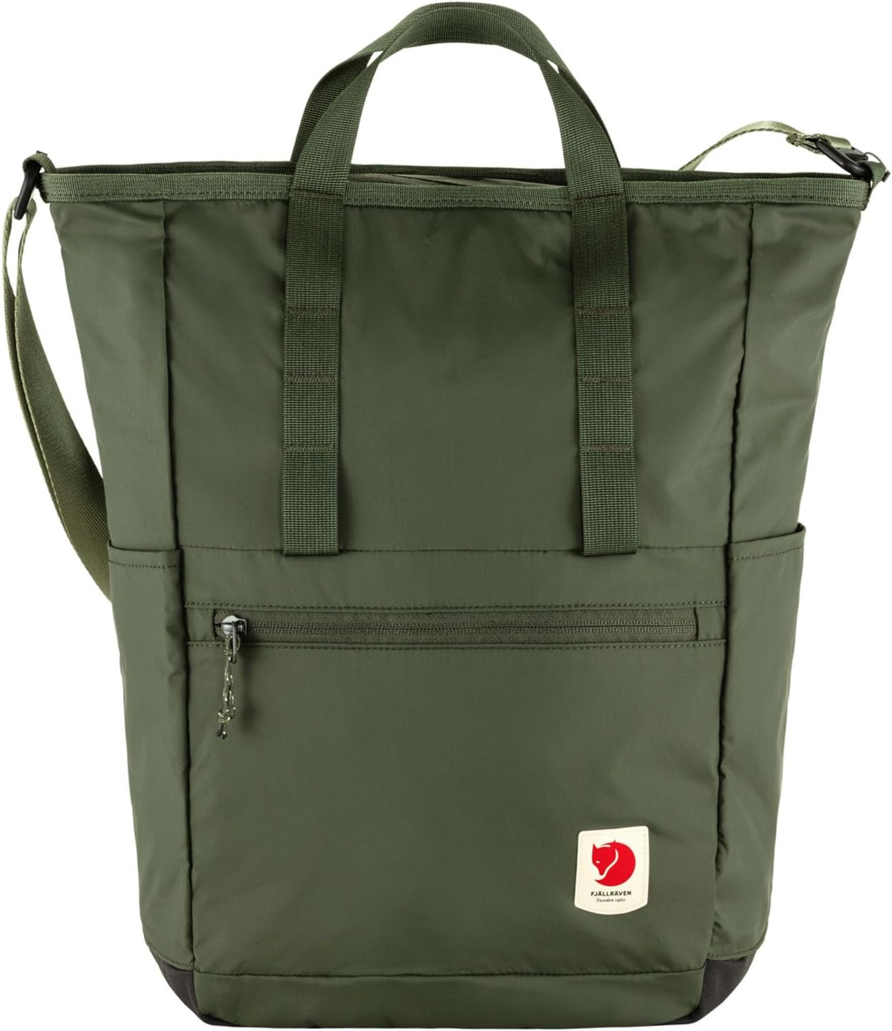 Fjällräven High Coast Totepack - Water-Resistant Fabric, Convertible Carry, Lightweight Design - Travel Mountain Green