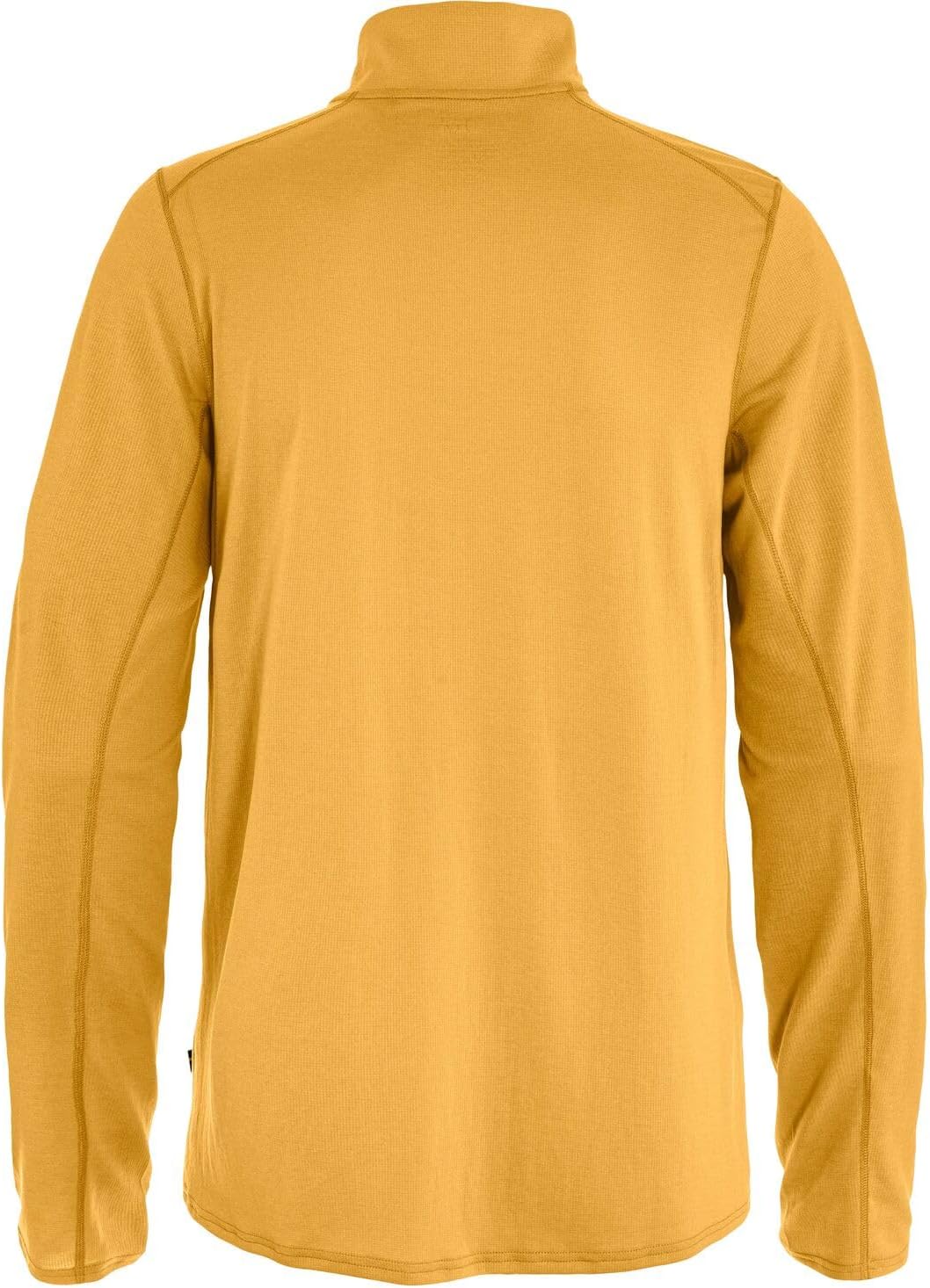 Fjällräven Abisko Day Hike Men's Half Zip - Moisture Wicking Fabric, Lightweight, Comfortable, Stretch - Hiking, Trekking Ochre