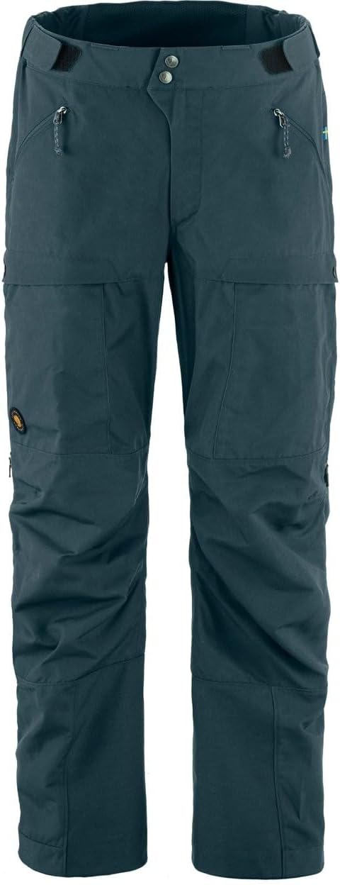 Fjallraven Bergtagen G-1000 Men's Shell Mountaineering Snow Pants Mountain Blue