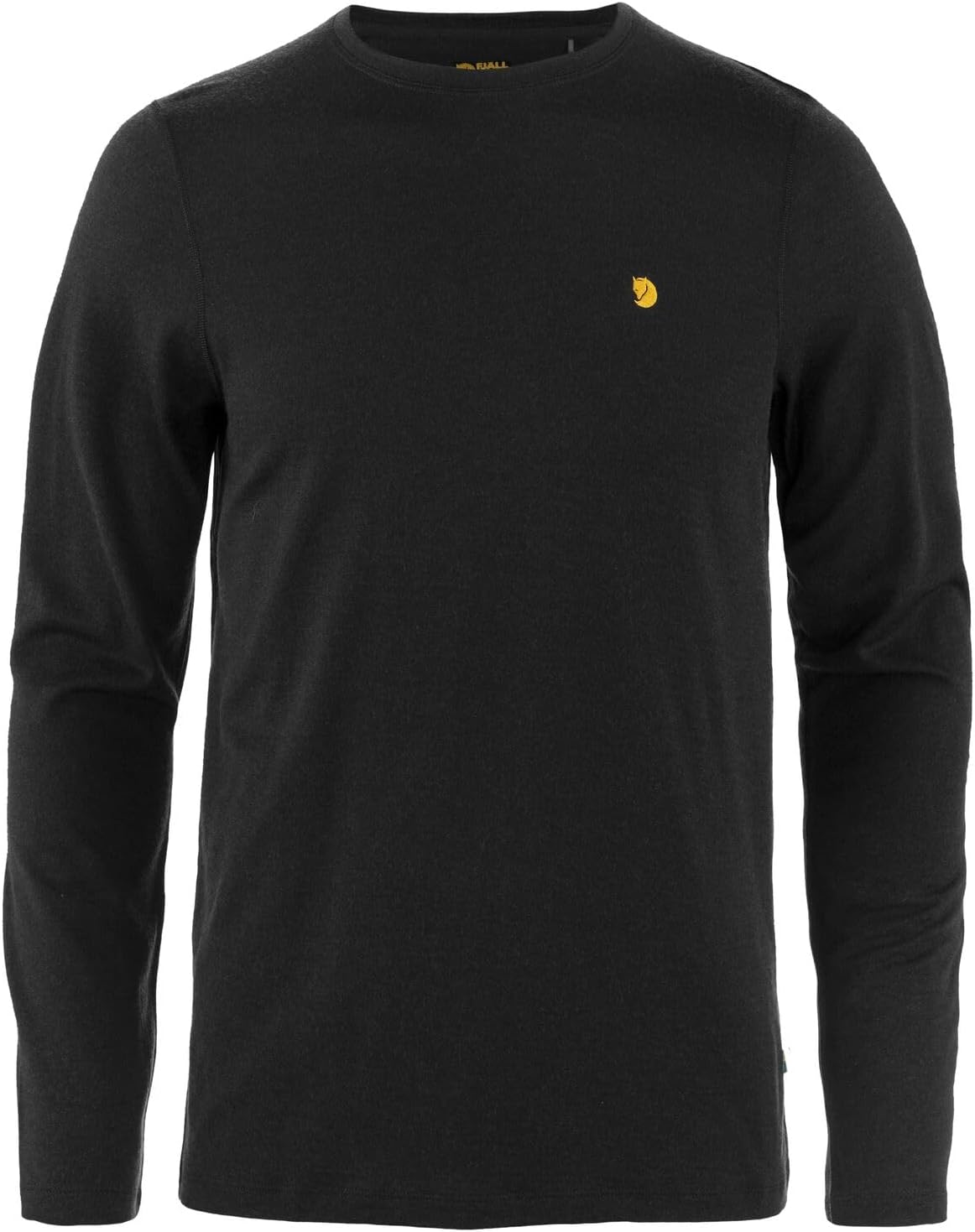 Fjällräven Bergtagen Merino 190 Men's Long Sleeve Shirt - Temperature Control, Breathable, Wool Warmth - Hiking, Trekking Black