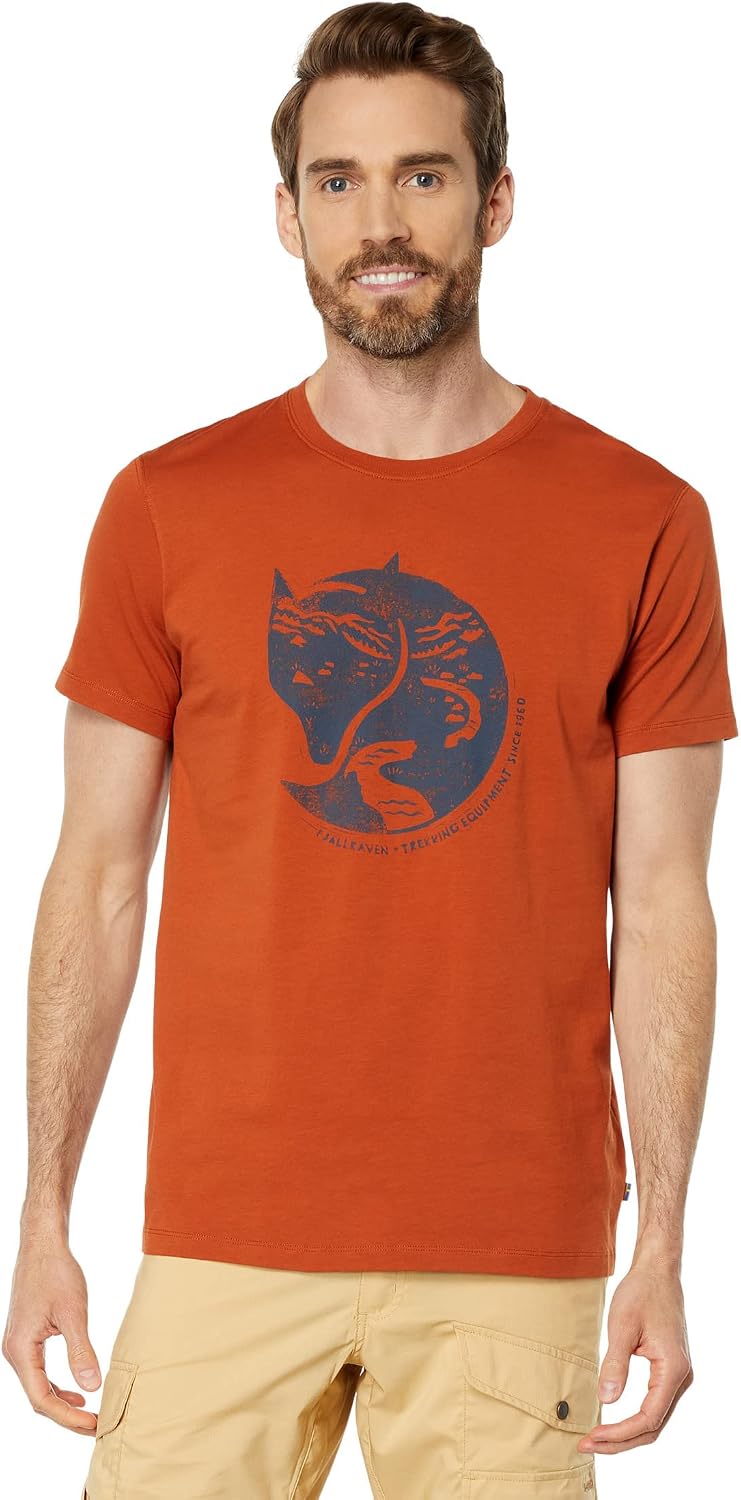 Fjällräven Arctic Fox T-Shirt Men's Shirt Terracotta Brown