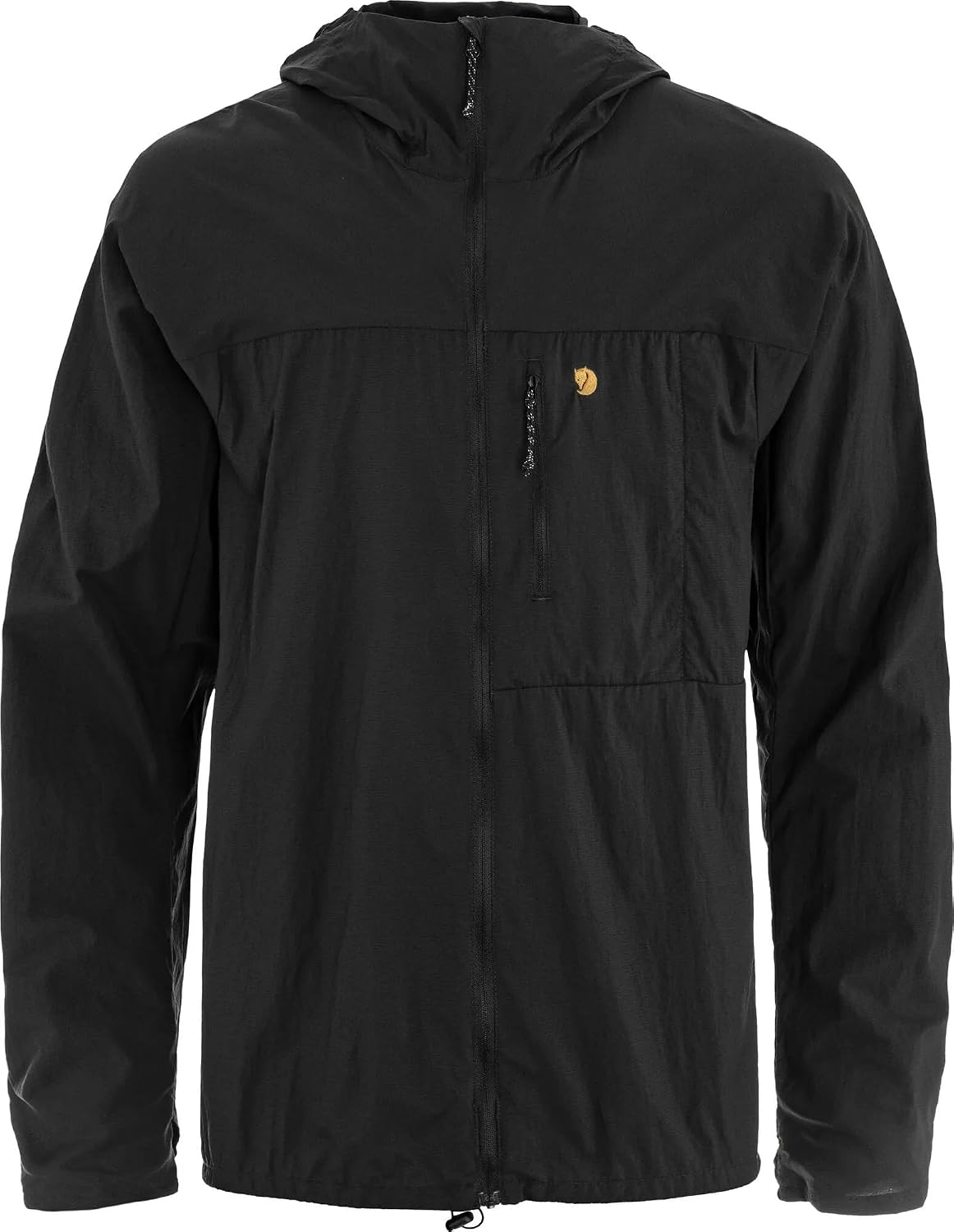 Fjällräven Bergtagen Windshell Men's Jacket - Windproof, Packable Shell, Lightweight Fabric - Hiking, Trekking Black