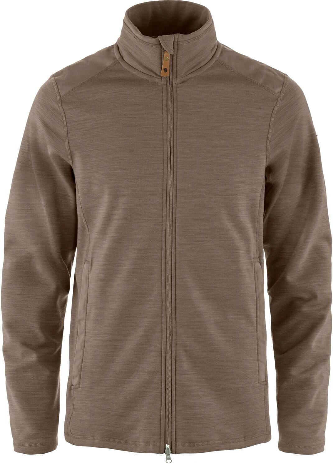 Fjällräven Keb Fleece Men's Jacket -Insulated Fleece, Breathable Warmth, Durable Construction - Hiking, Trekking Suede Brown
