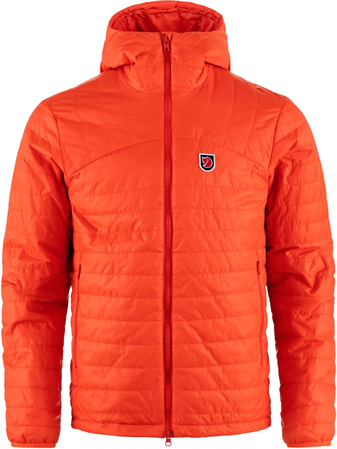 Fjallraven Expedition X-Latt Men's Insulated Full-Zip Midlayer Hoody Flame Orange