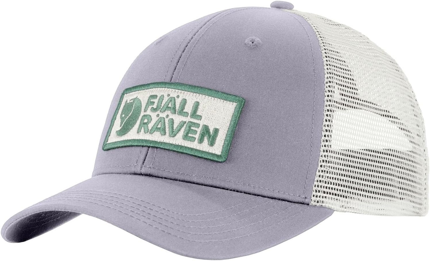 Fjällräven Flat Brim Cap - Durable Cotton Fabric, Flat Brim, Classic Style - Hiking, Travel Lavender Mist