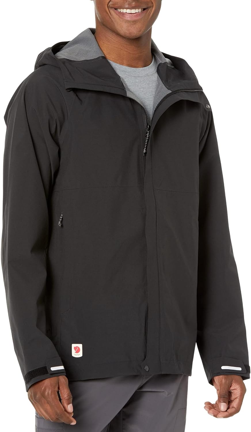 Fjällräven HC Hydratic Trail Men's Shell Jacket - Waterproof, Windproof, Insulated, Breathable Fabric - Hiking, Trekking Black