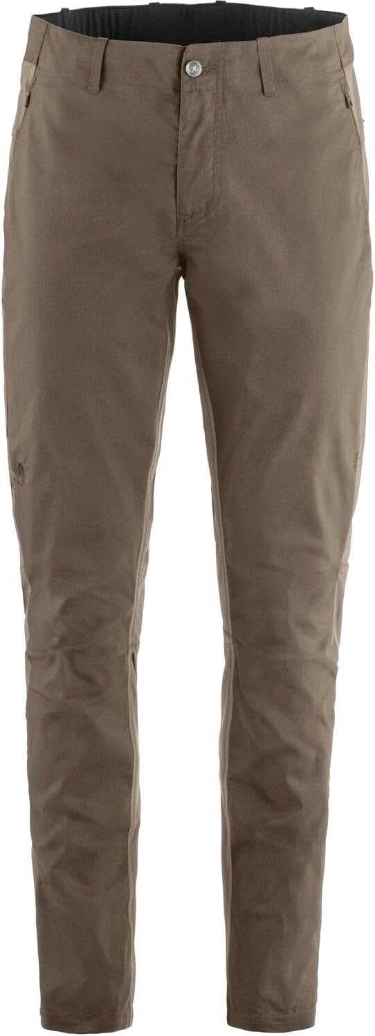 Fjallraven Hoja Hybrid Men's Shell Biking Pants Suede Brown