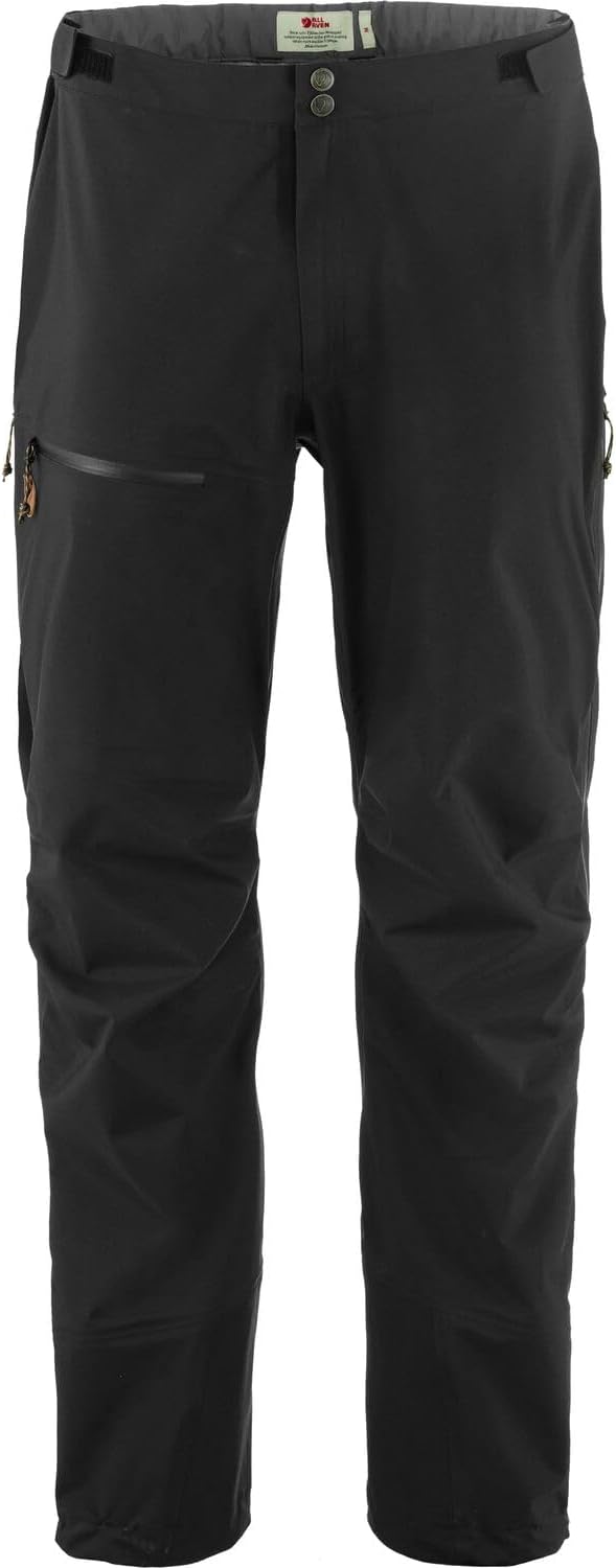 Fjällräven Keb GTX Men's Trekking Trousers - Waterproof Gore-TEX Shell, Breathable, Durable, Lightweight - Hiking, Trekking Black