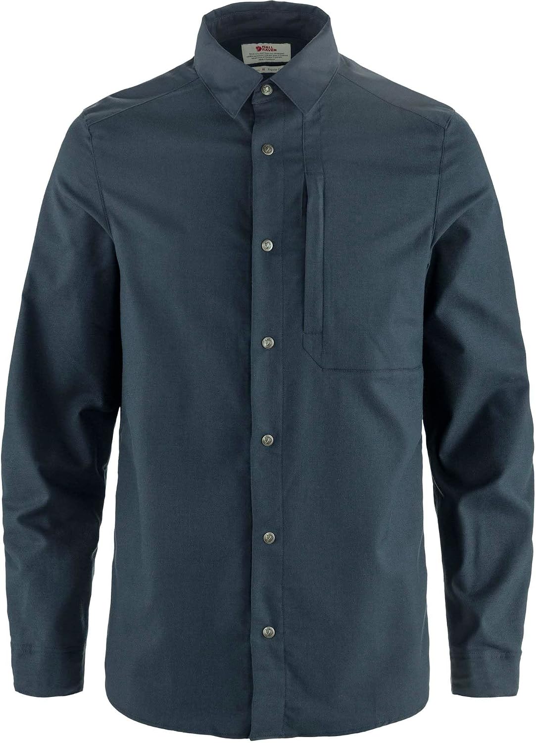 Fjällräven Keb Men's Long Sleeve Trekking Shirt - Lightweight, Breathable, Comfortable Fabric - Hiking, Travel Dark Navy/Dark Navy