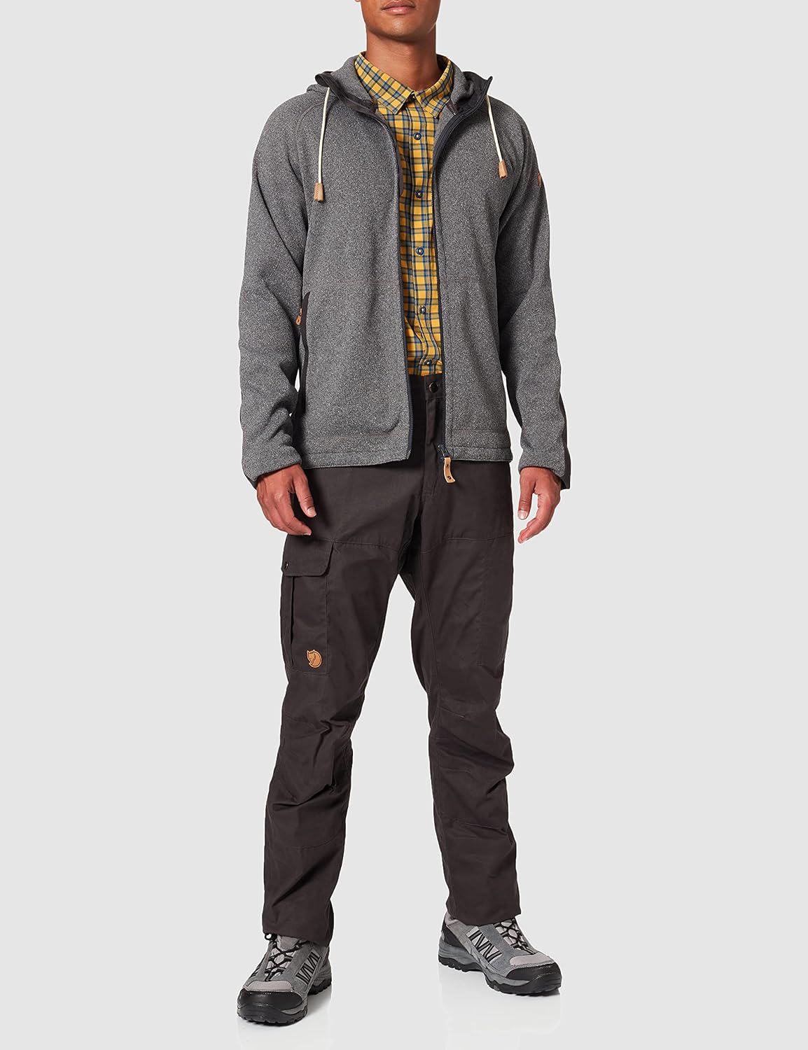 Fjällräven Men's Ovik Fleece Hoodie M Dark Grey