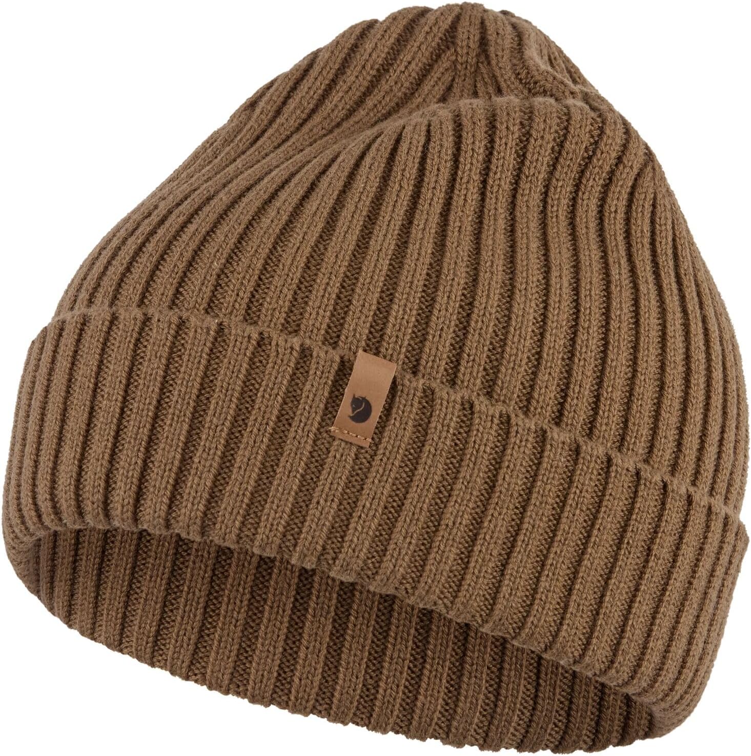 Fjallraven Ovik 365 Men's Cuffed Beanie - Mid-Height Wood Brown