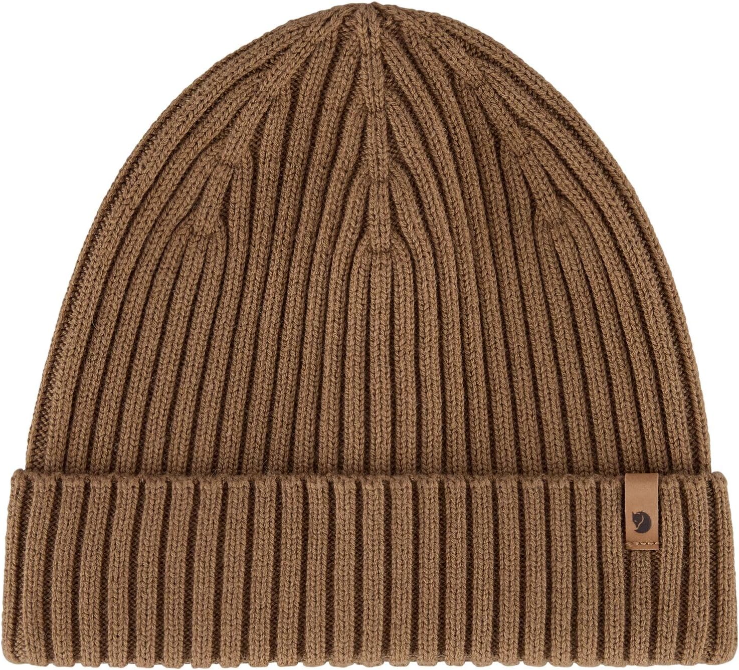 Fjallraven Ovik 365 Men's Cuffed Beanie - Mid-Height Wood Brown