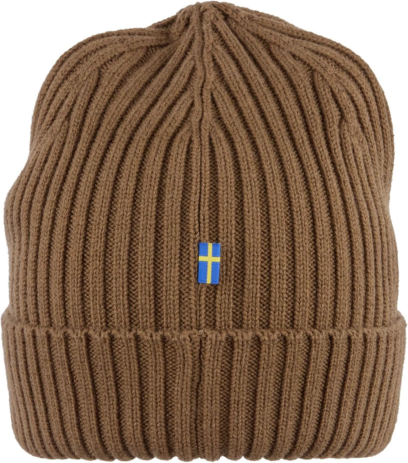 Fjallraven Ovik 365 Men's Cuffed Beanie - Mid-Height Wood Brown