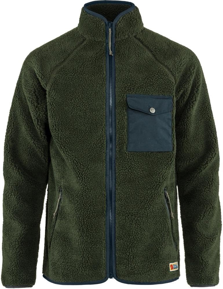 Fjällräven Women's Vardag Pile Fleece Navy/Autumn Leaf