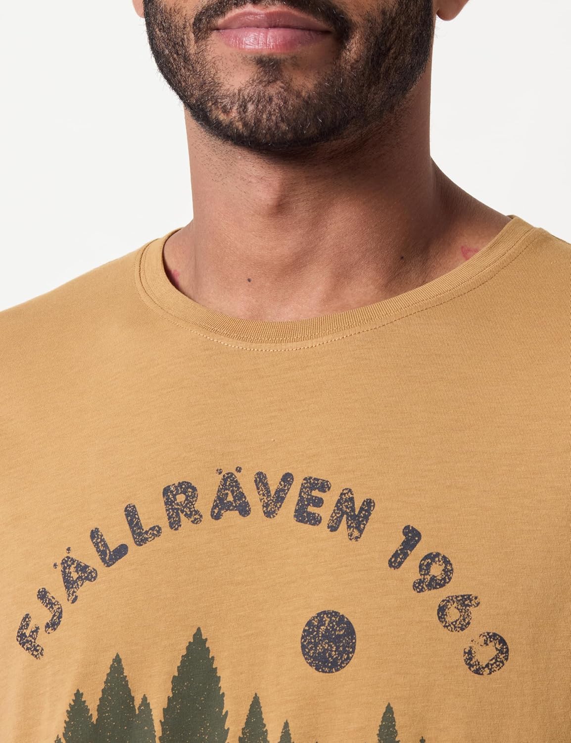 Fjall Raven Forest Mirror Mens Active Shirts & Tees Brown