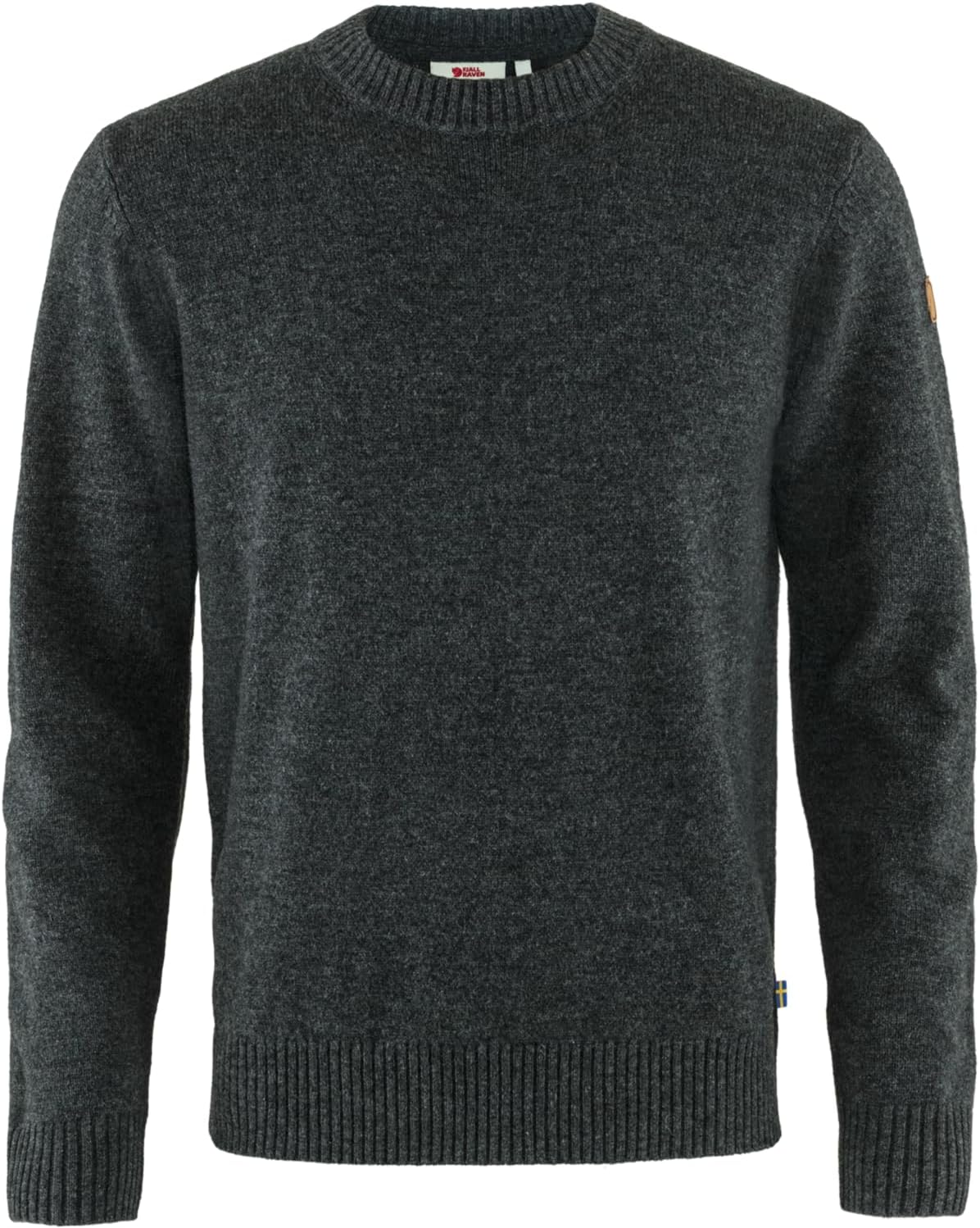 Fjällräven Men's Ovik Round-Neck Sweater M Dark Grey